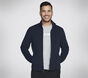 The Hoodless Hoodie Ottoman Jacket, BLU / ROSSO, large image number 0