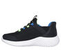 Skechers Slip-ins: Bounder - Brisk-Burst, NERO / BLU / LIME, large image number 3