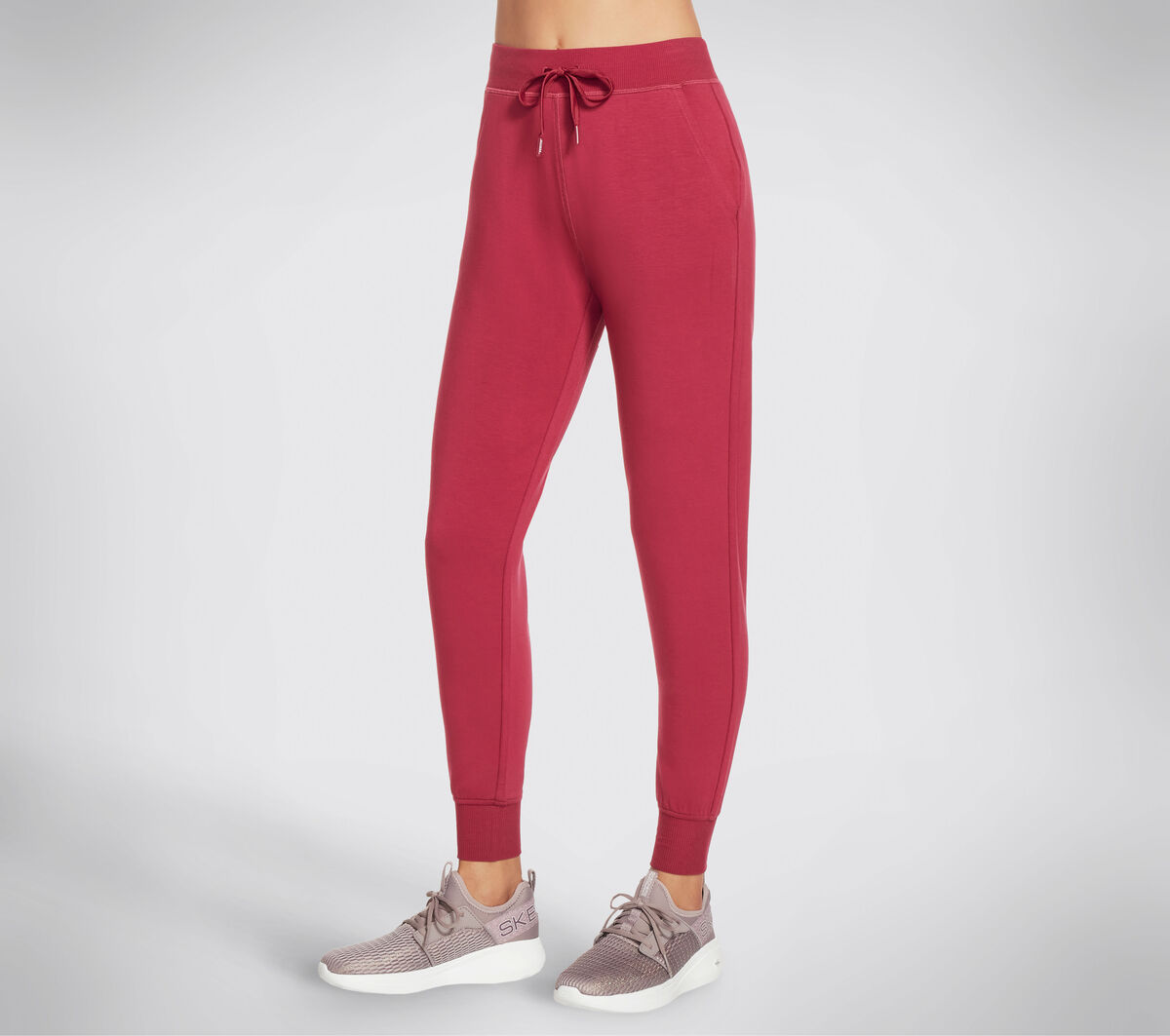 Skechluxe Descansável Jogger Pant, Calças de Borgonha - Skechers