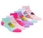 Smiley Floral Socks - 6 Pack, MULTICOLORE, large image number 0