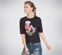 D'Lites Cell Girl Cropped Tee, NERO, large image number 0