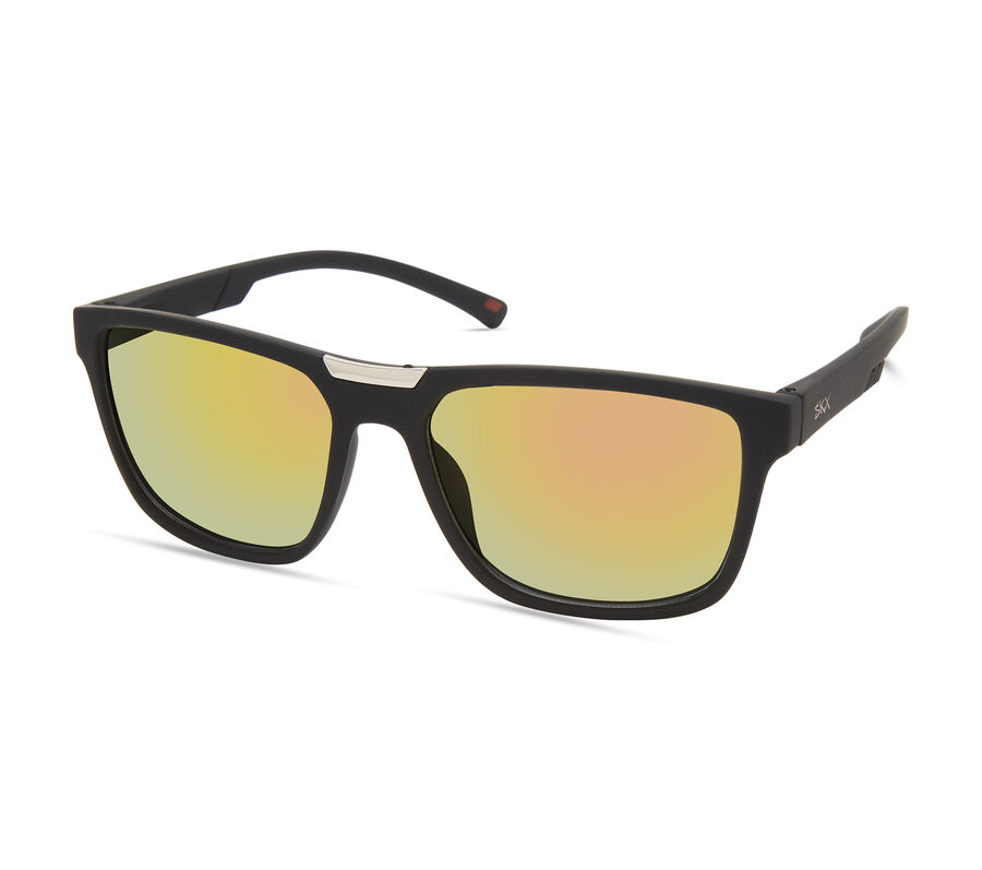 Matte Wayfarer Sunglasses, NERO, largeimage number 0