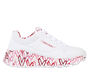 Skechers x JGoldcrown: Uno Lite - Lovely Luv, BIANCO / ROSSO / ROSA, large image number 0