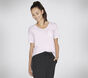 Diamond Wash Hatha V-Neck Pocket Tee, PURPLE / LAVENDER, large image number 2