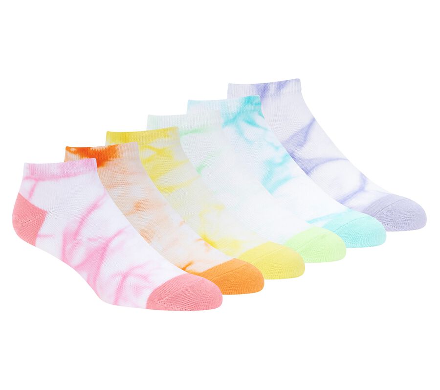 Tie-Dye Pastel Socks - 6 Pack, MULTICOLORE, largeimage number 0