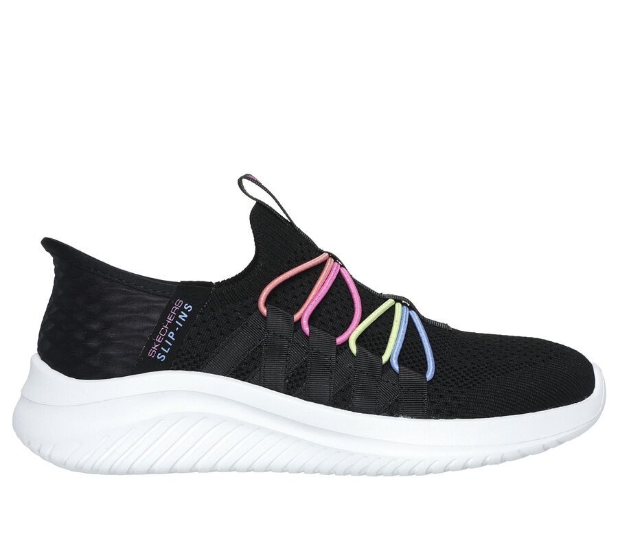 Skechers Slip-ins: Ultra Flex 3.0 - Bungee Fun, NERO / MULTICOLORE, largeimage number 0