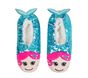 Mermaid Floral Slipper Socks - 1 Pack, MULTI, large image number 0