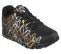 Skechers x JGoldcrown: Uno - Metallic Love, BLACK / GOLD, large image number 5