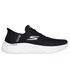 Skechers Slip-ins: GO WALK Flex - Grand Entry, BLACK / WHITE, swatch