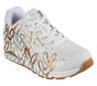 Skechers x JGoldcrown: Uno - Metallic Love, WHITE / GOLD, large image number 5