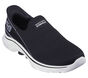 Skechers Slip-ins: GO WALK 7 - Mia, BLACK / WHITE, large image number 4