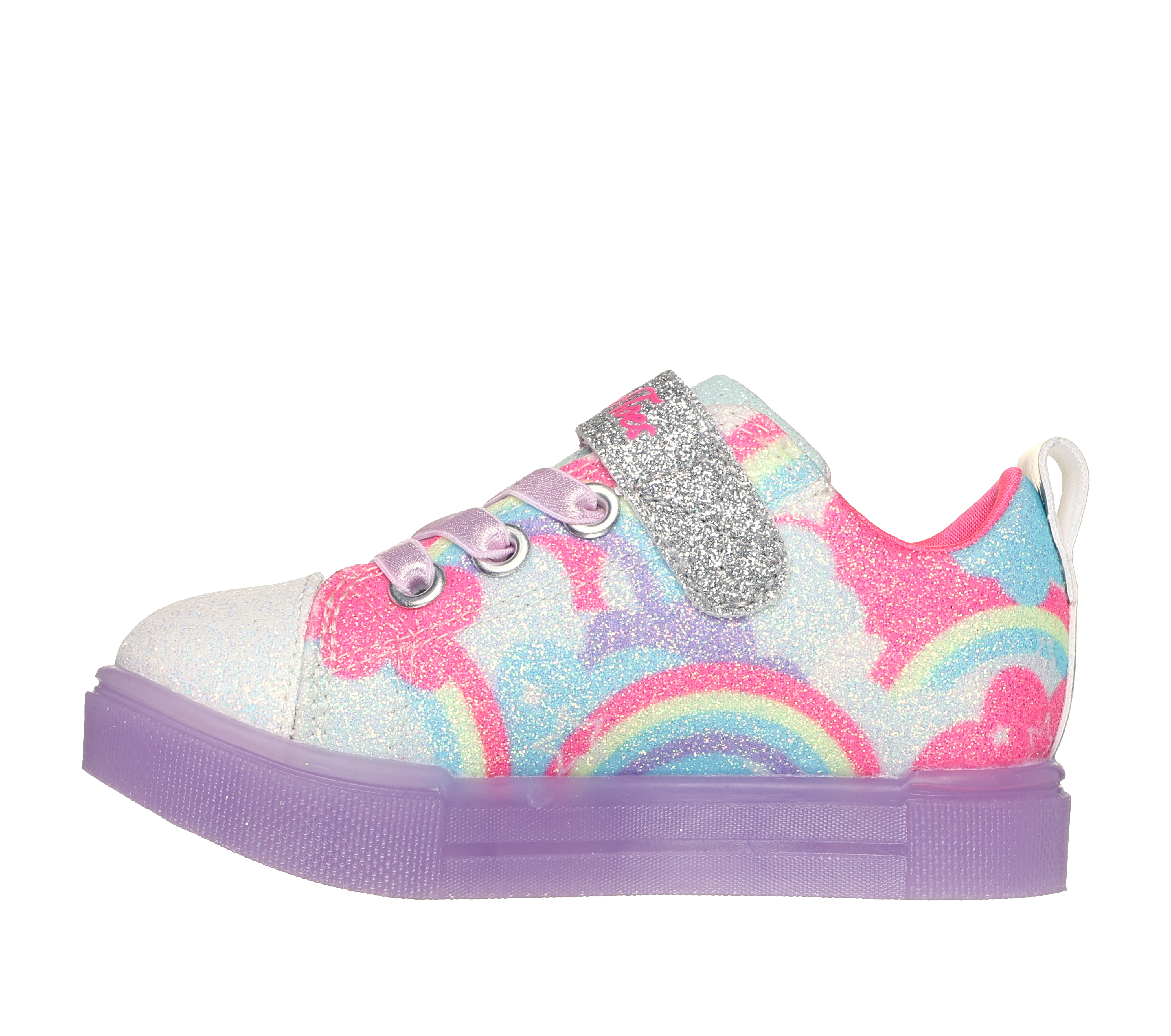 Skechers twinkle outlet toes rainbow glow